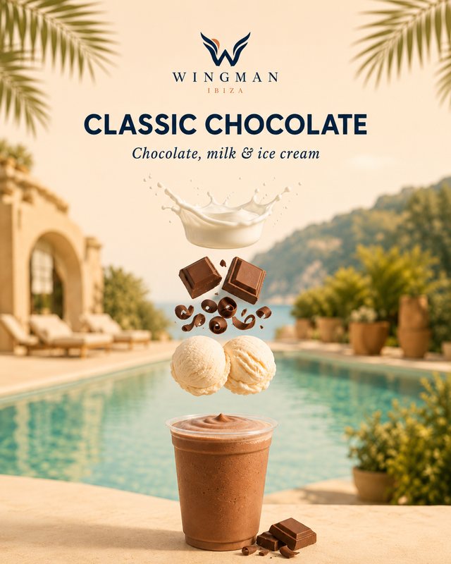 Milkshakes from a slush machine at an Ibiza villa, Wingman Ibiza
