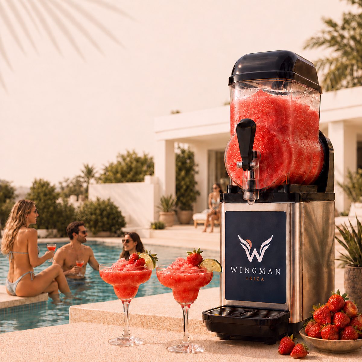 Slush cocktail machine